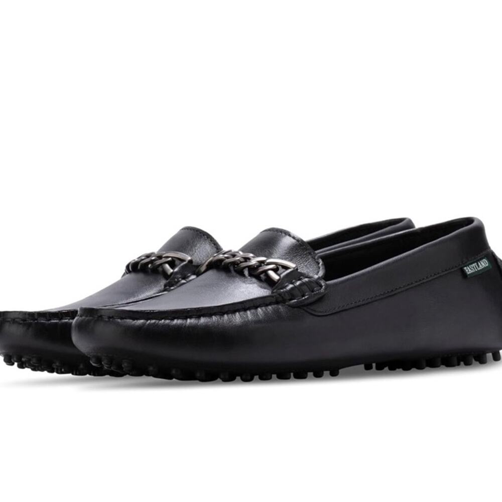 Eastland Sawgrass moc toe loafers black women’s 7 NWT